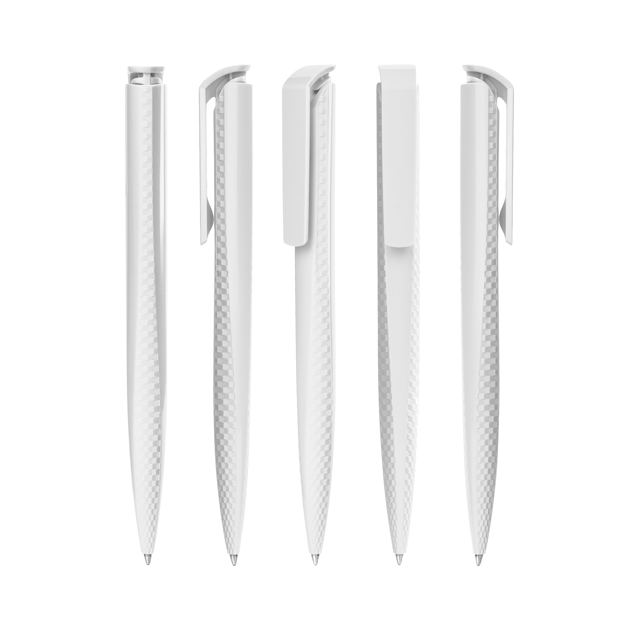 Ручка шариковая TRIAS CARBON, белый# фото на сайте Print Logo.