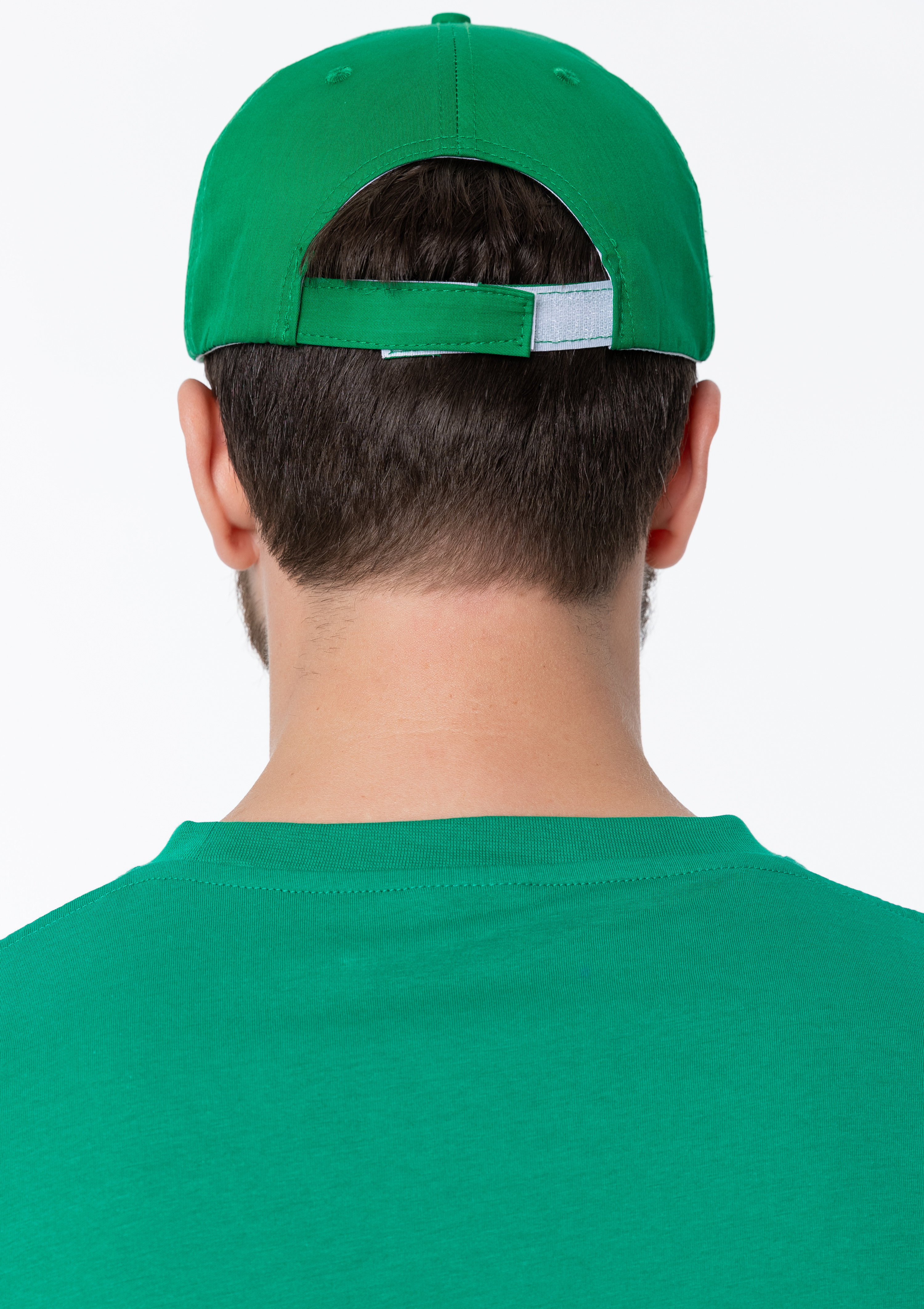 Бейсболка STAN 5 клиньев хлопок 150, 13, Зелёный,  (30/1)  (56-58/ONE SIZE)