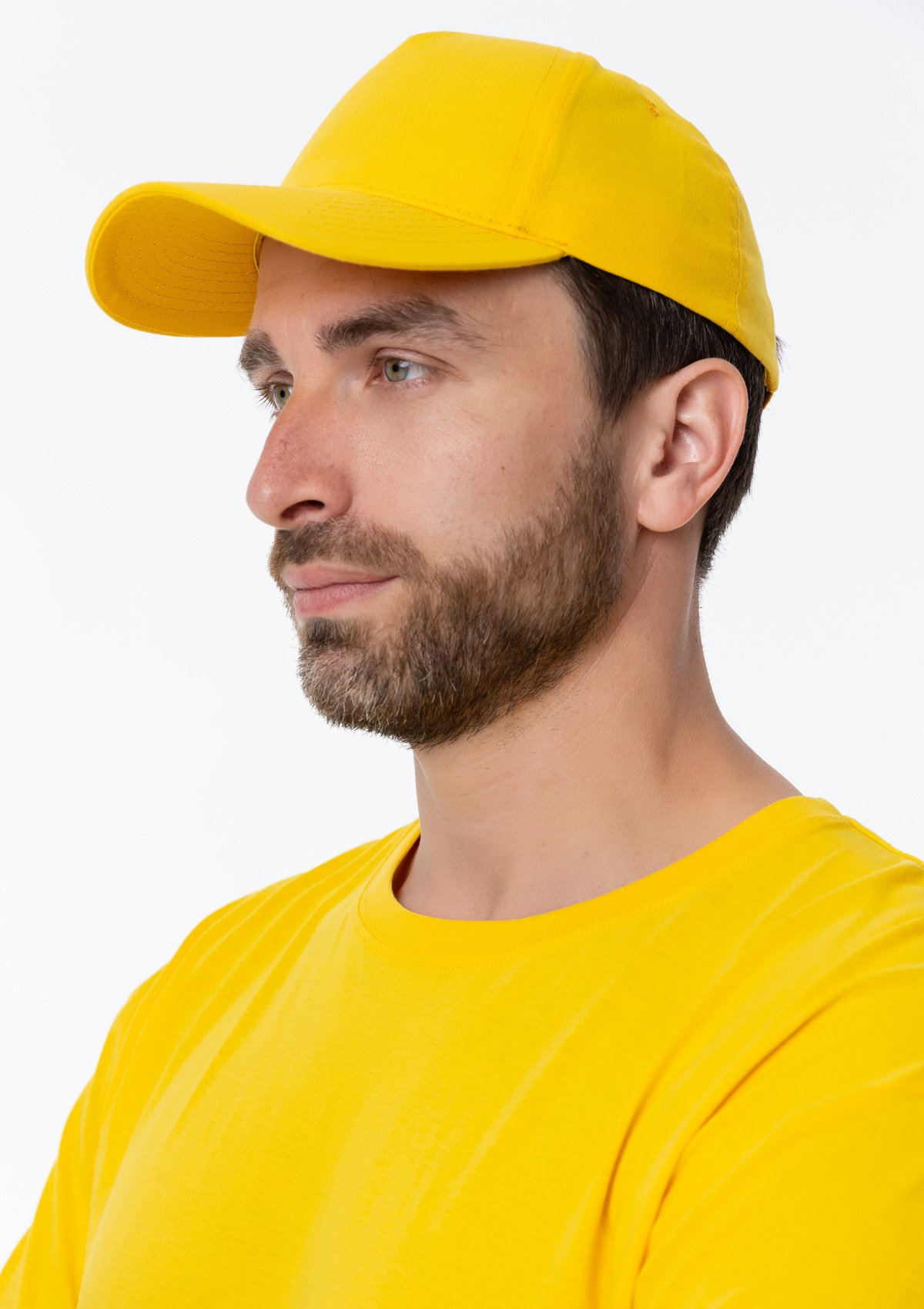 Футболка унисекс без бокового шва STAN хлопок 160, 02, Жёлтый,  (12/1)  (48/M)