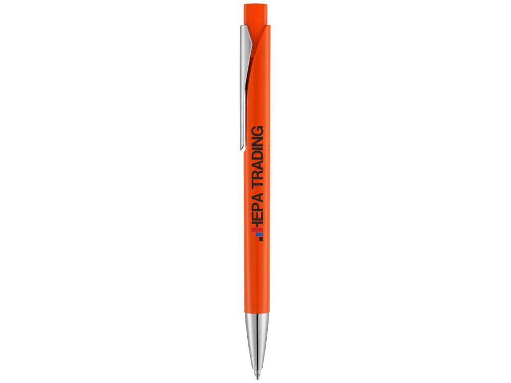 Ручка шариковая Pavo синие чернила, оранжевый