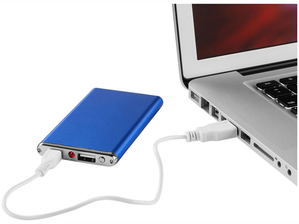 Портативное зарядное устройство Taylor 2200 мА/ч, ярко-синий