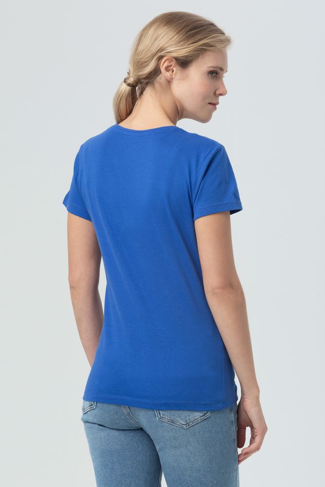 Футболка женская Miss 150 ярко-синяя (royal), размер L