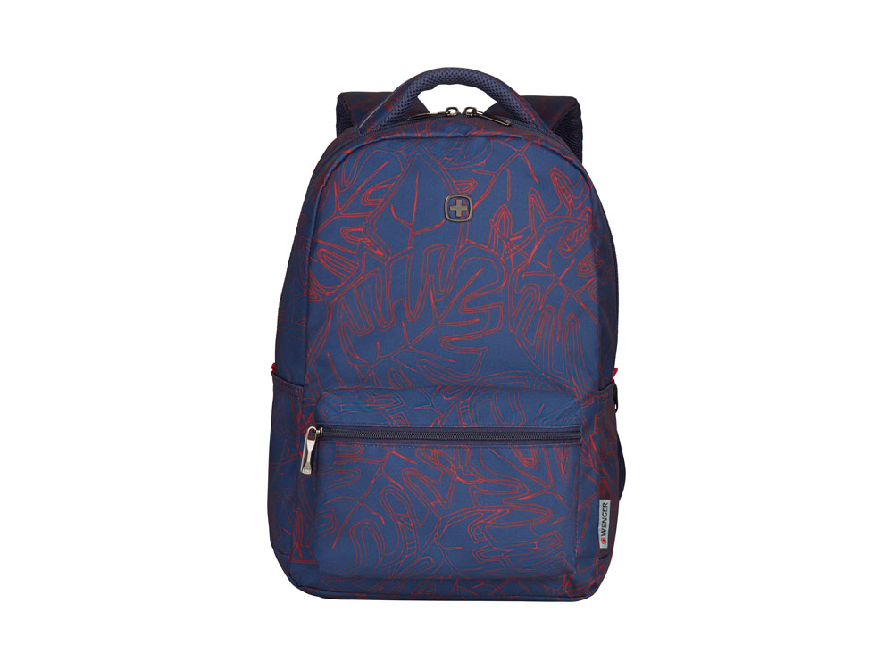 Рюкзак Colleague WENGER 16'', синий с рисунком, полиэстер, 36 x 25 x 45 см, 22 л