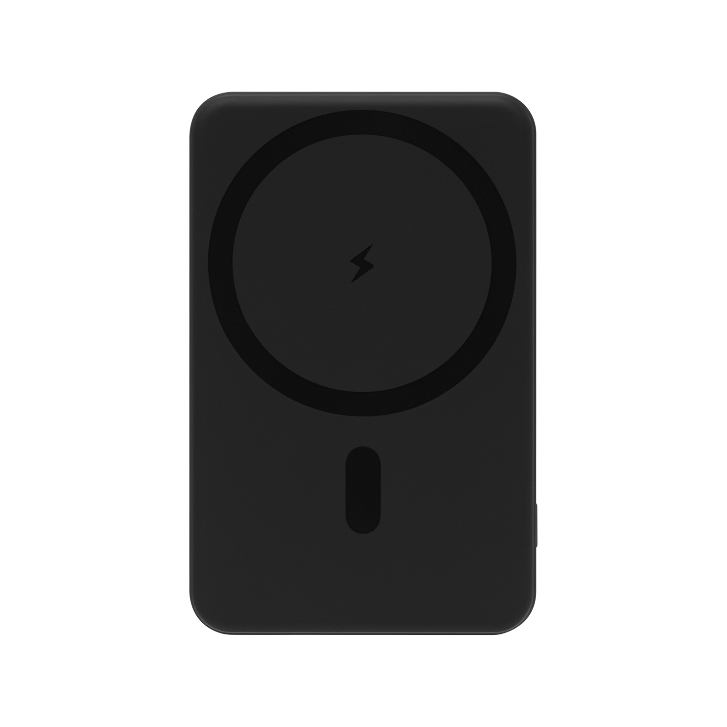 Внешний аккумулятор Ларго PD (Largo PD) 5000mAh с функцией беспроводной зарядки 15W, черный