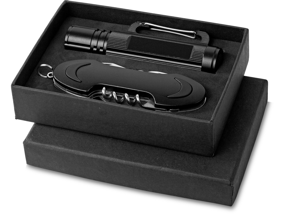 Подарочный набор Ranger:фонарик, нож многофункциональный фото на сайте Print Logo.