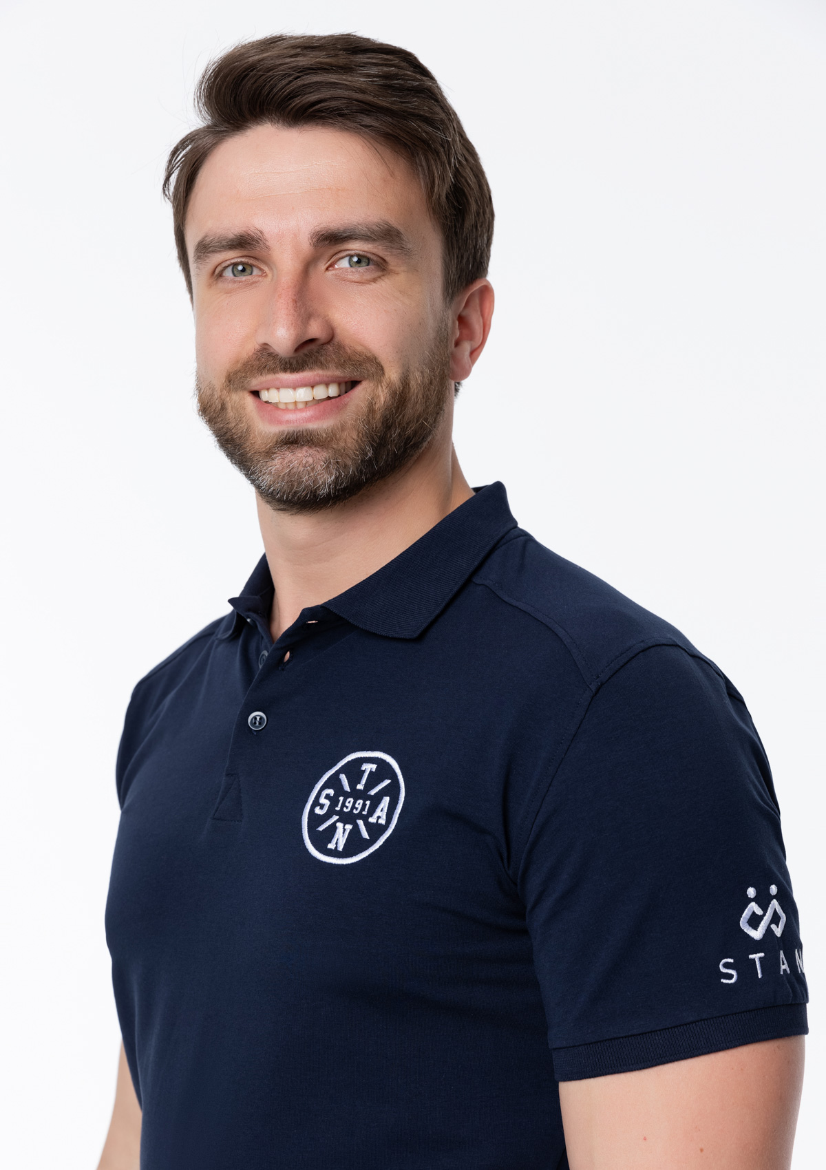 Рубашка поло унисекс STAN хлопок/эластан 200, 05, Тёмно-синий,  (46)  (52/XL)