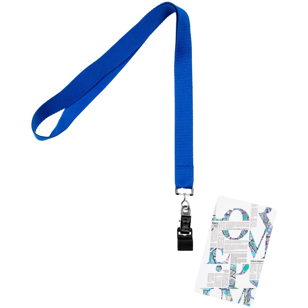 Держатель для бейджа Multiform — пример нанесения логотипа (сделано в России) | Print Logo