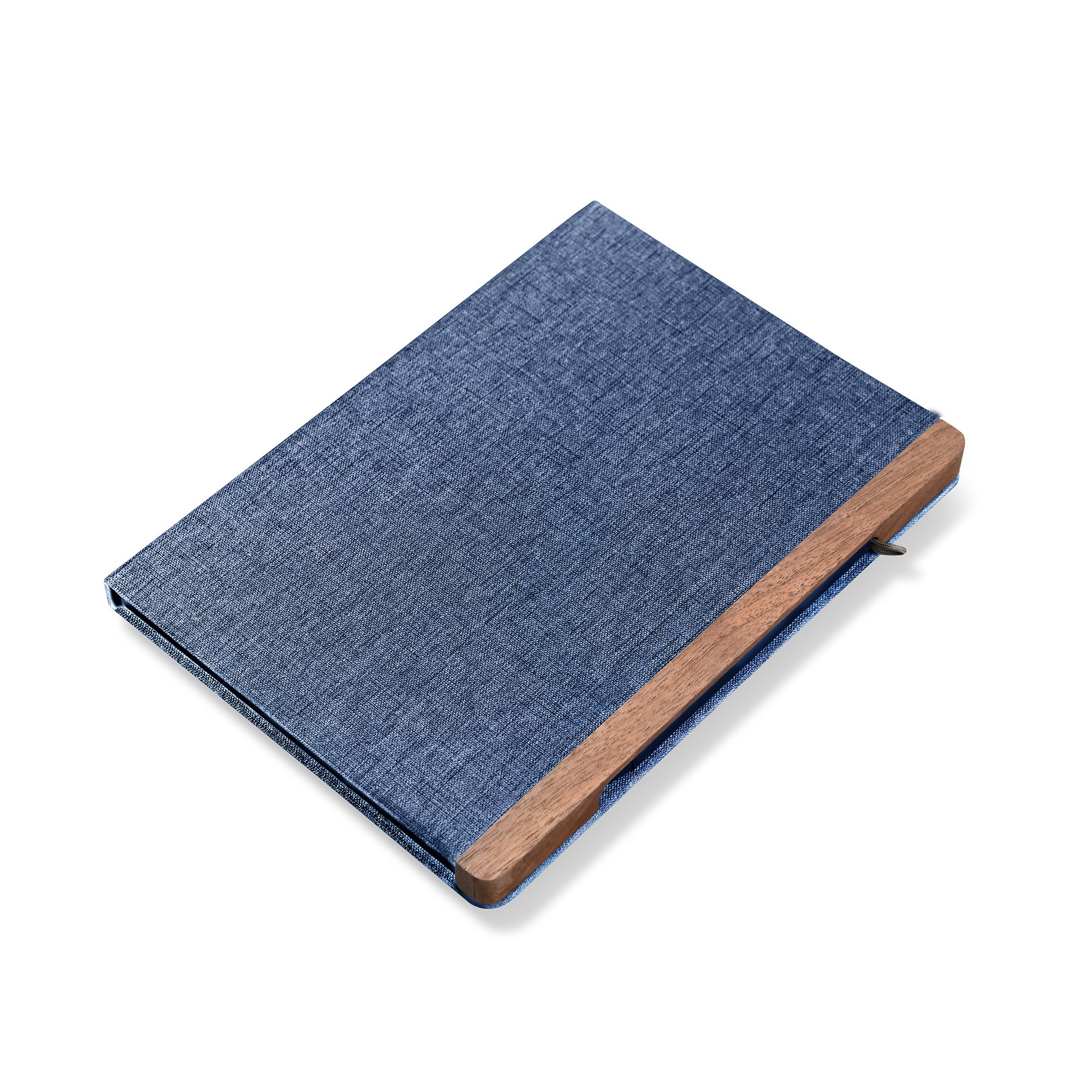 Блокнот с ручкой в ореховом магнитном пенале фото на сайте Print Logo.