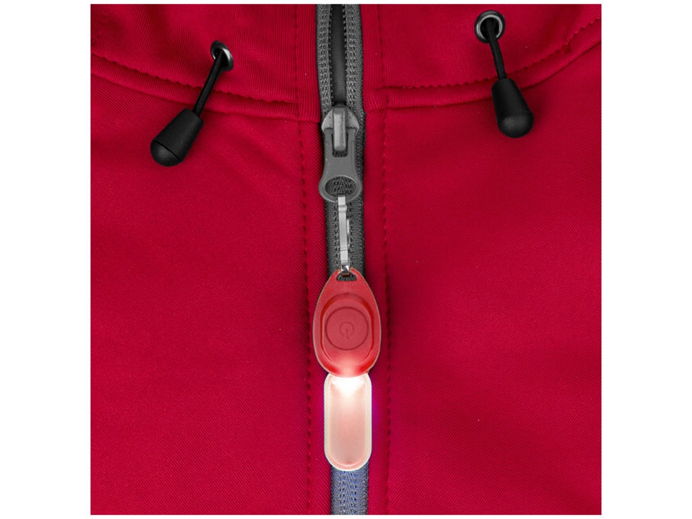 Брелок-фонарик для молнии, красный