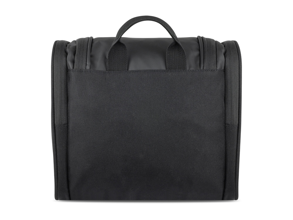 Несессер BUGATTI БЛАНК ОБЛЕГЧЕННАЯ | BLANC DELIGHT, чёрный, нейлон RPET600D/тарпаулин/полиэстер, 24,5х12х22,5 см, 5 л