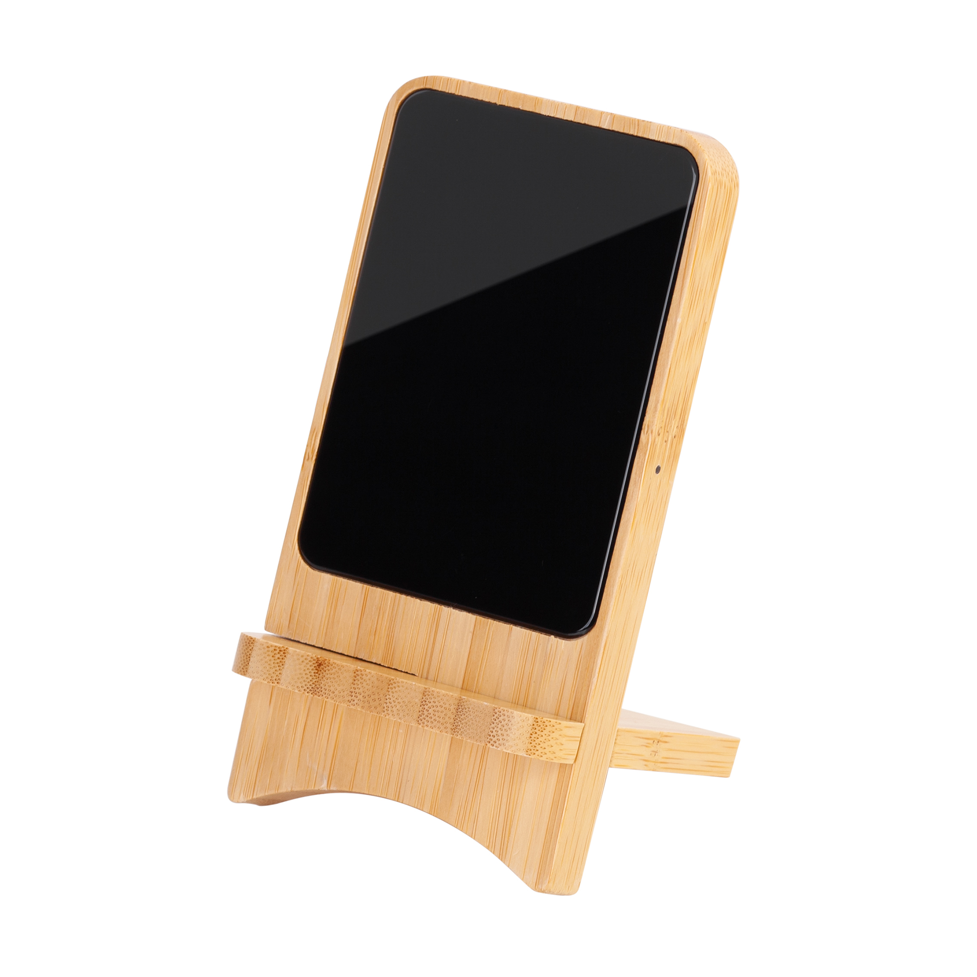 Складная беспроводная (15W) зарядная станция "Puzzle" с подсветкой логотипа фото на сайте Print Logo.