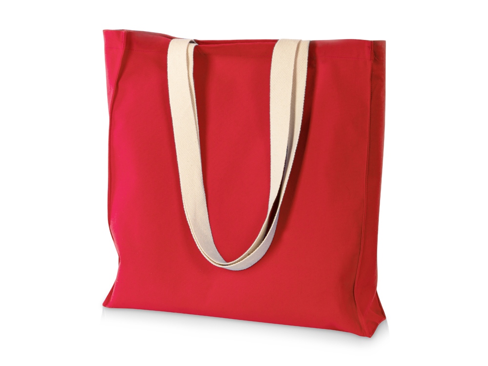 Сумка Donny из  хлопка 250г/м2 с донной складкой и парусиновыми ручками с логотипом  | Print Logo