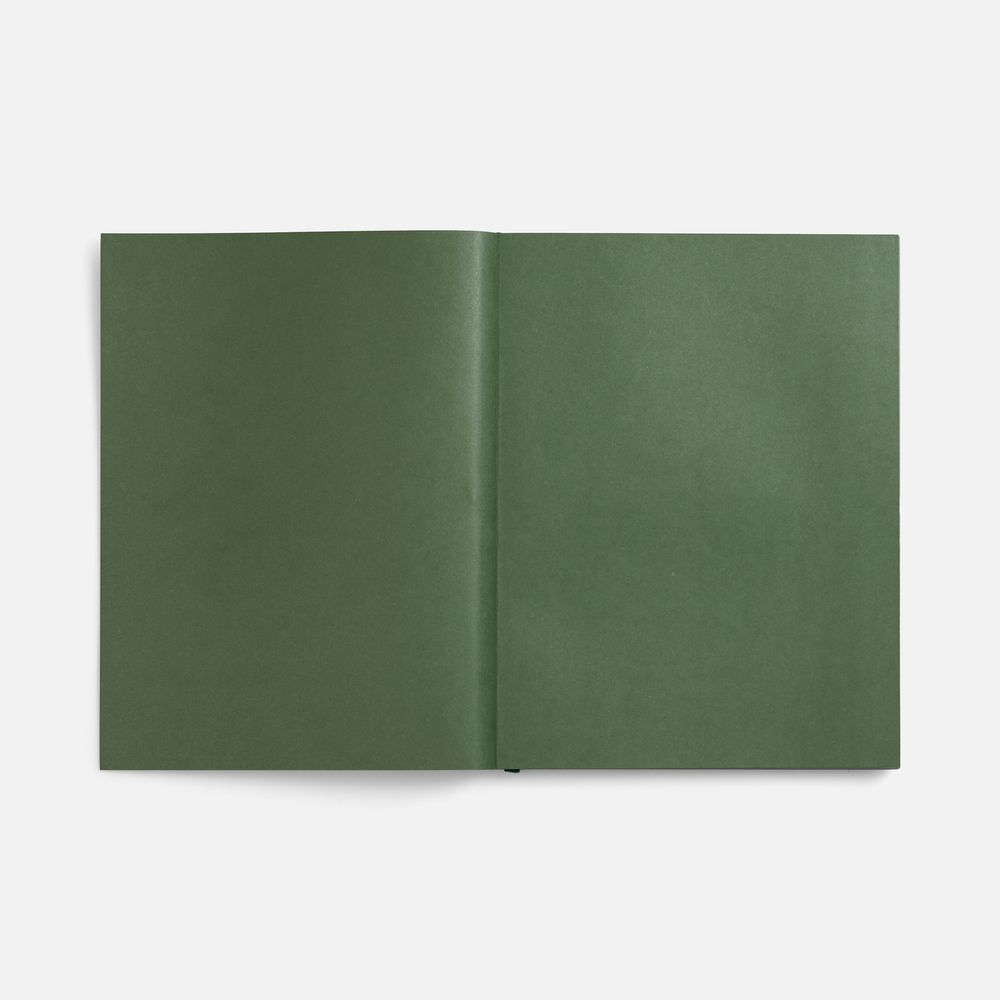 Ежедневник Flat Maxi, недатированный, зеленый