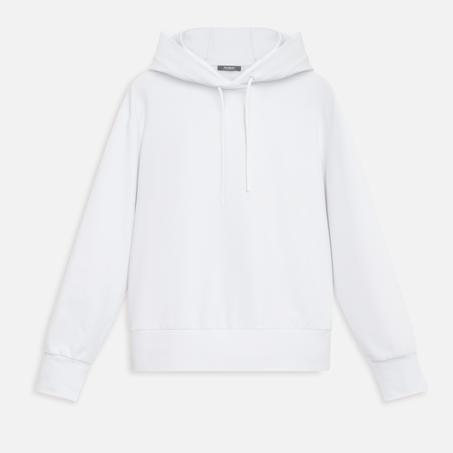 Худи с капюшоном, унисекс ALEX белый, размер XL