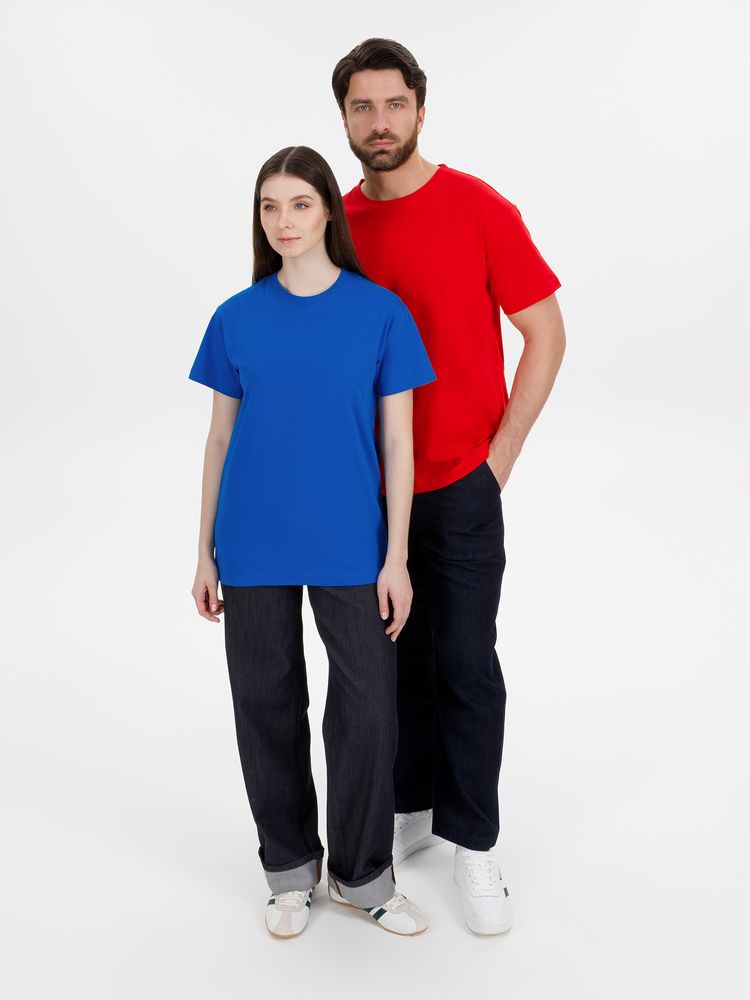 Футболка унисекс T-Bolka 180, ярко-синяя, размер 5XL