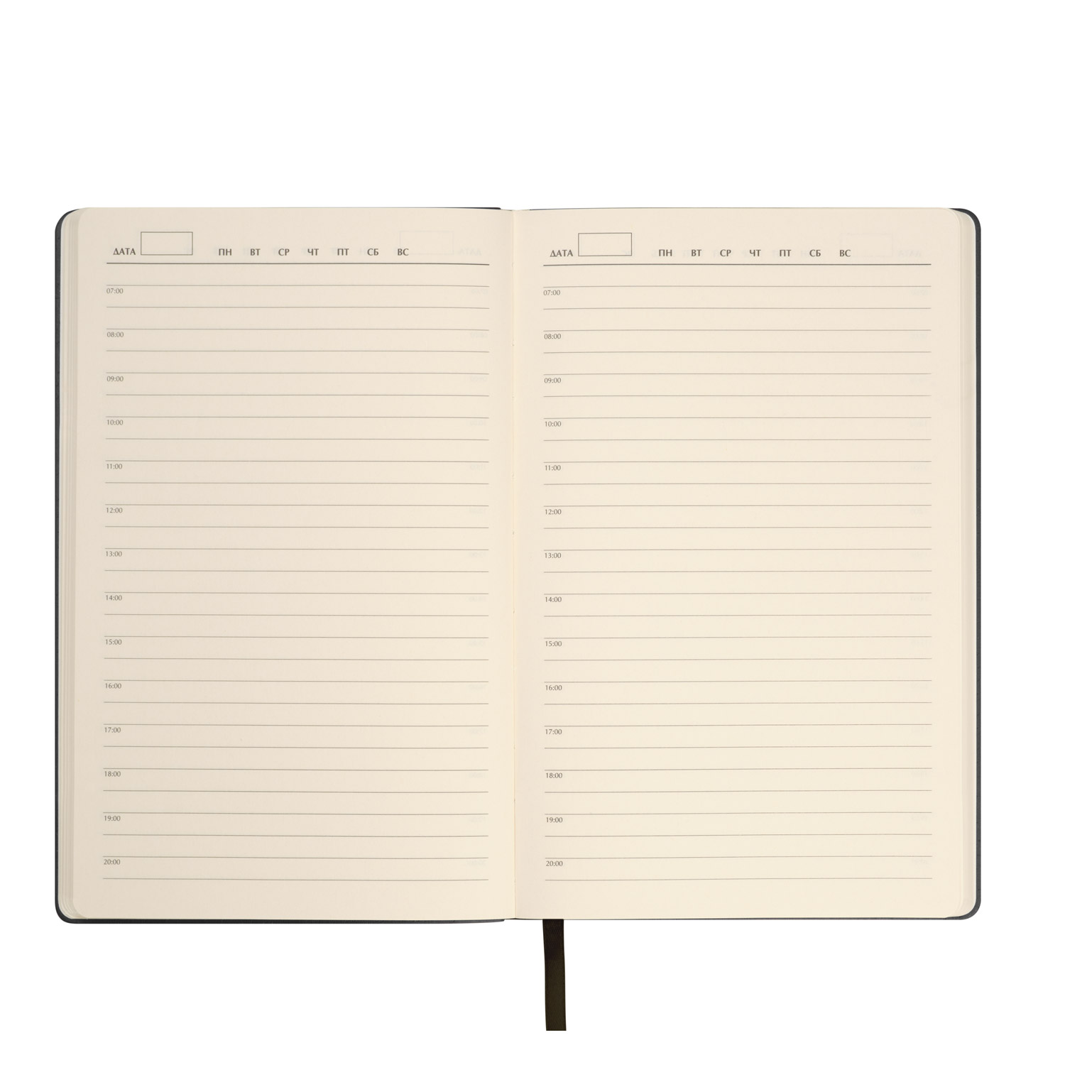 Ежедневник Стар (Star) недатированный, черный (без упаковки, без стикера)