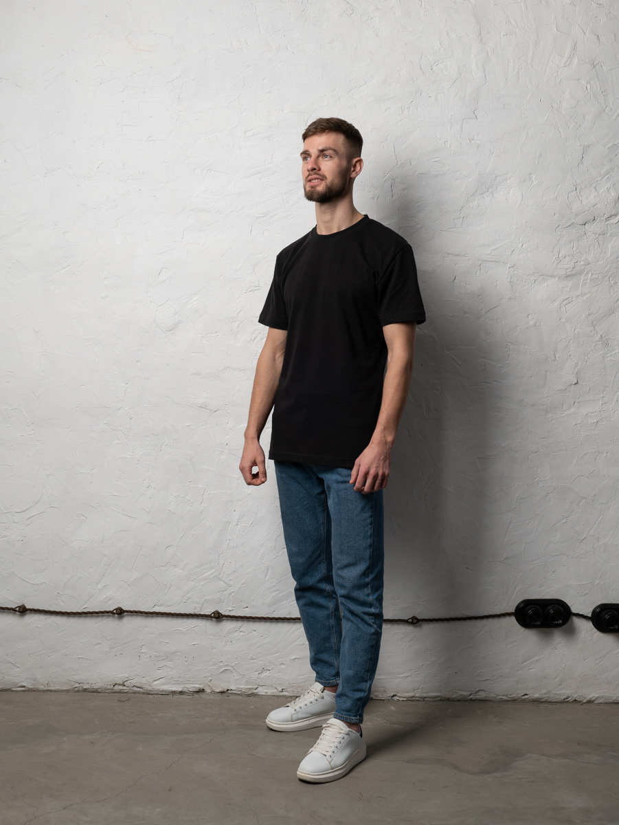 Футболка мужская STAN хлопок 180, 08U, Тёмно-зелёный,  (130)  (52/XL)