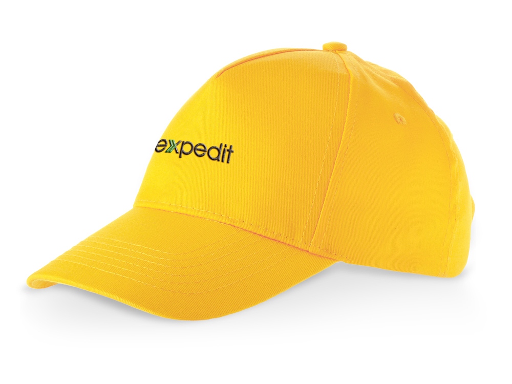 Бейсболка Memphis 5-ти панельная, золотисто-желтый