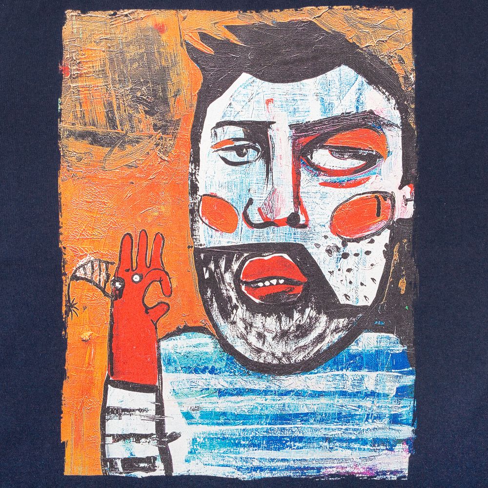 Футболка «У матросов нет вопросов» — пример нанесения логотипа (Соль) | Print Logo