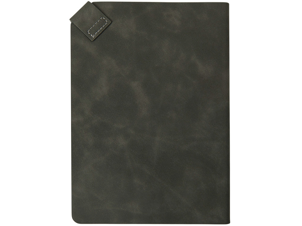 Блокнот А5 в гибкой обложке Chaplin, серый