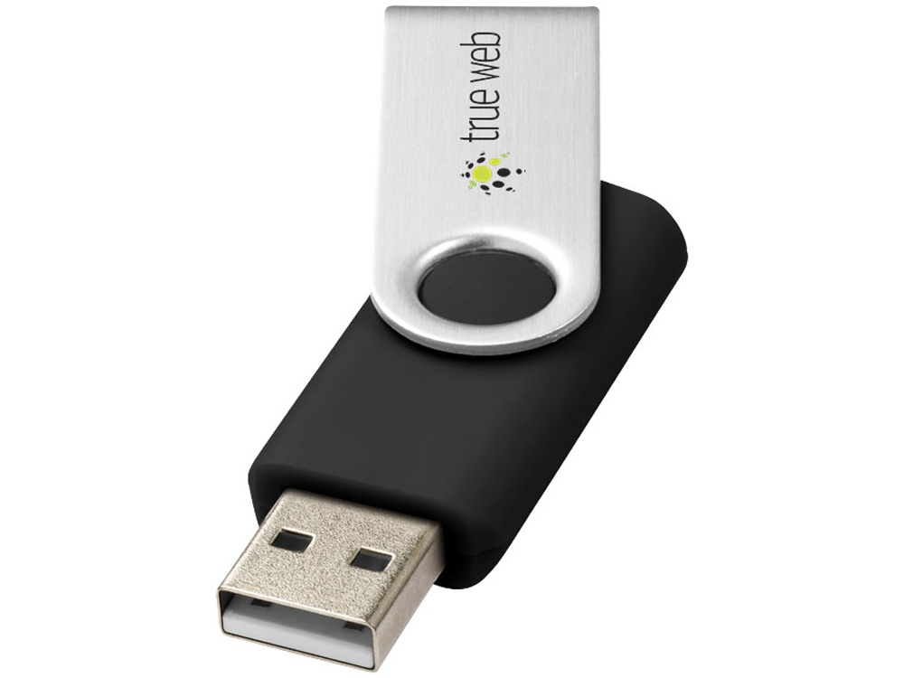 USB-флешка на 32 Гб Rotate Basic, черный