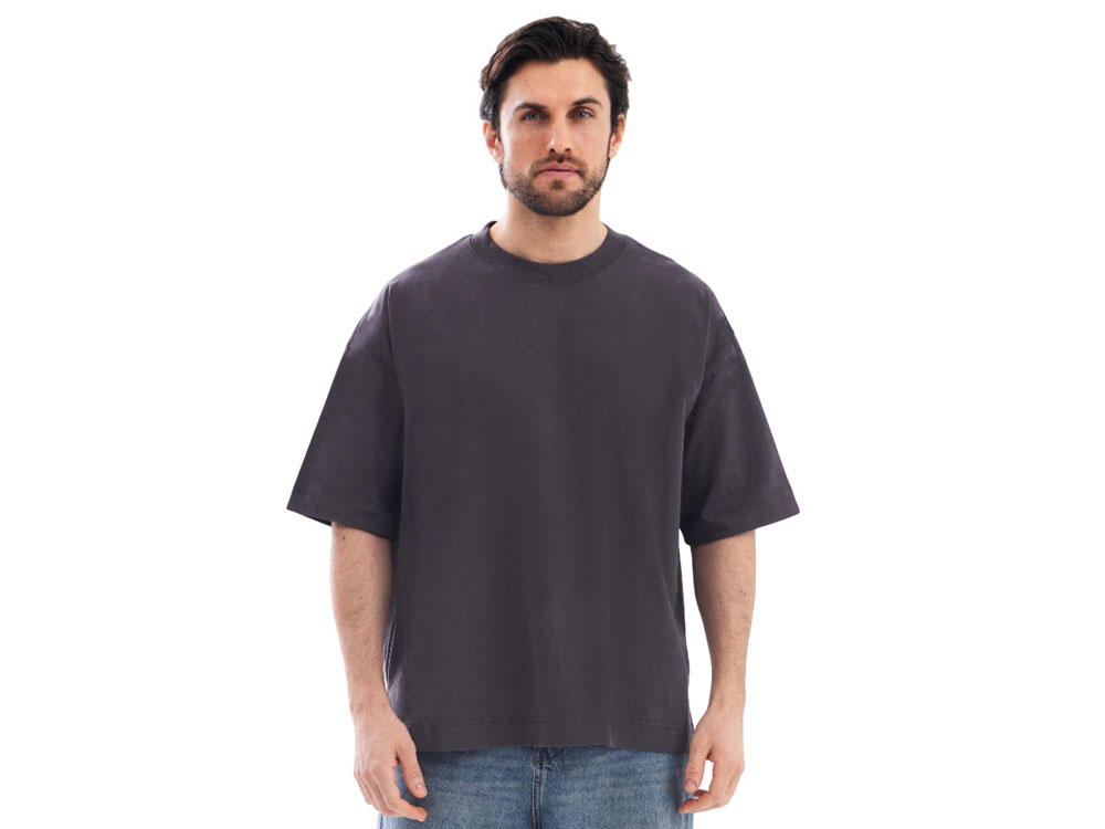 Футболка оверсайз Beta.01 унисекс, темно-серый