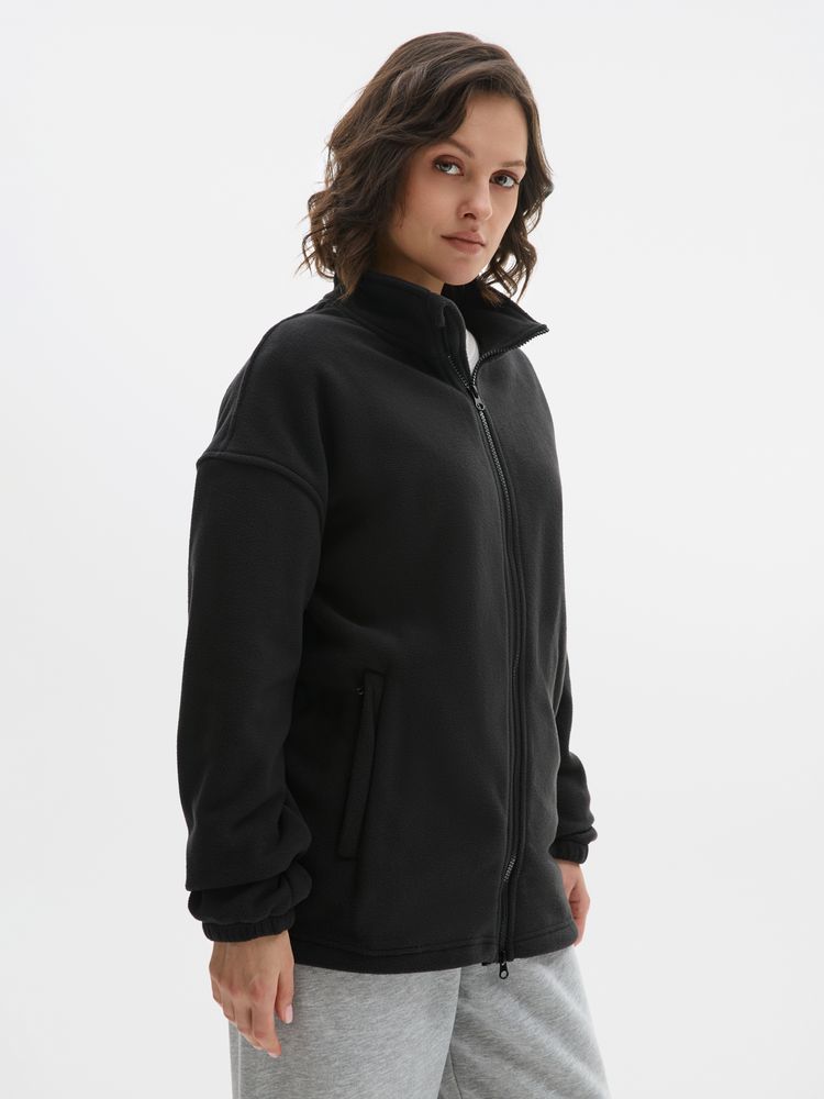 Куртка флисовая унисекс Nebo, черная, размер 3XL