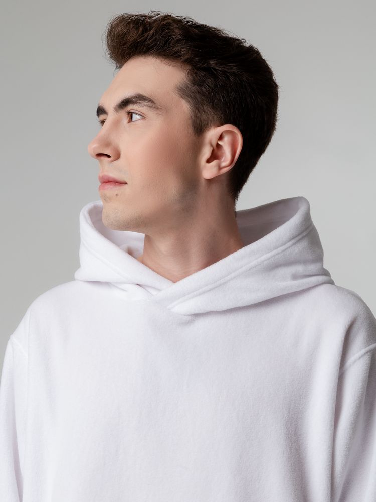 Худи флисовое унисекс Manakin, черное, размер XL/XXL