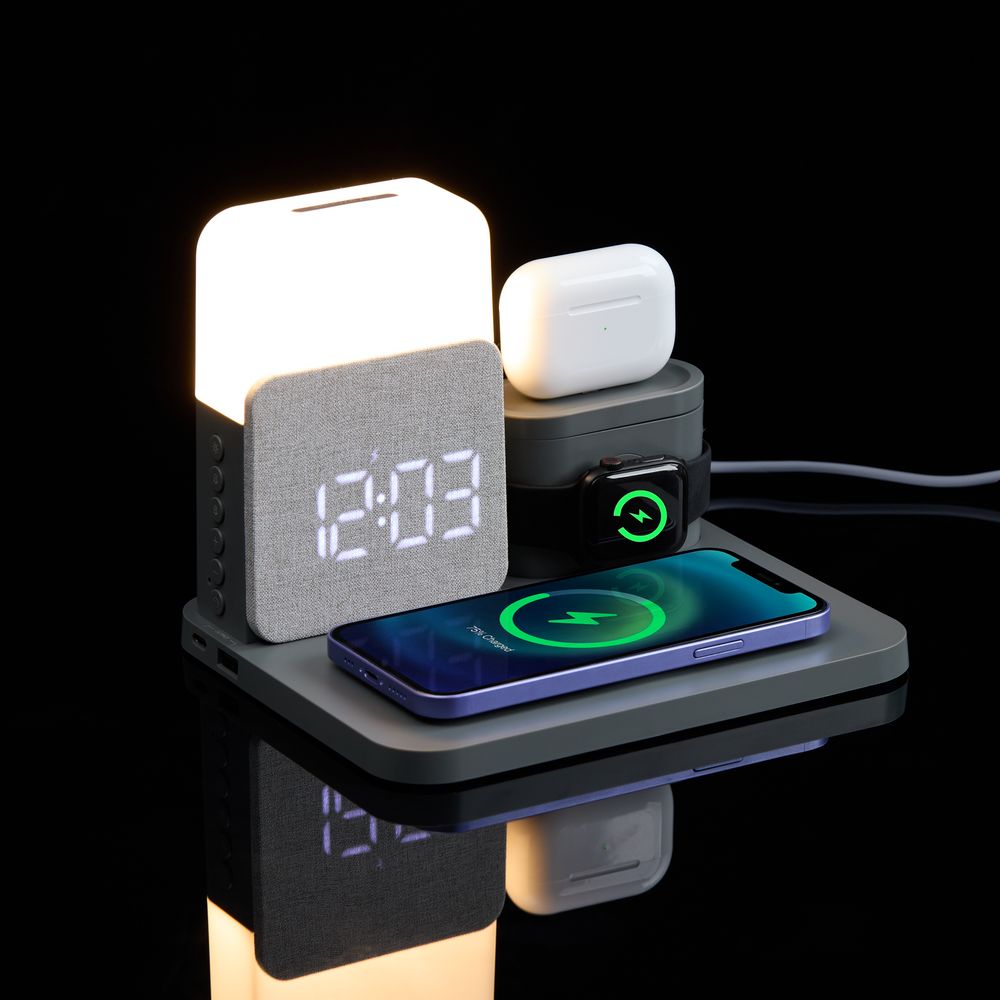 Зарядная станция с часами и подсветкой Large Charge ver.2