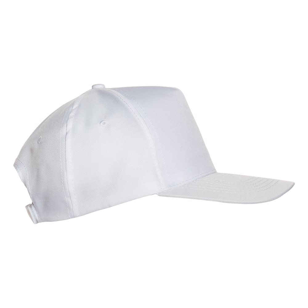 Бейсболка STAN 5 клиньев полиэстер 150, 10P, Белый,  (10/1)  (56-58/ONE SIZE)