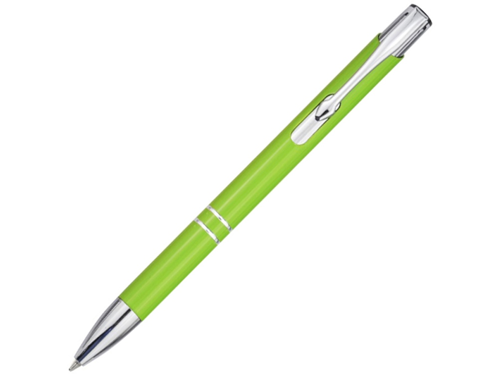 Ручка шариковая из переработанного алюминий Moneta с логотипом  | Print Logo