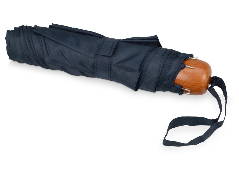 Зонт складной Oliviero, механический 21,5, синий