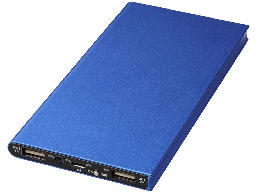 Внешний аккумулятор Plate, 8000 mAh с логотипом Avenue | Print Logo