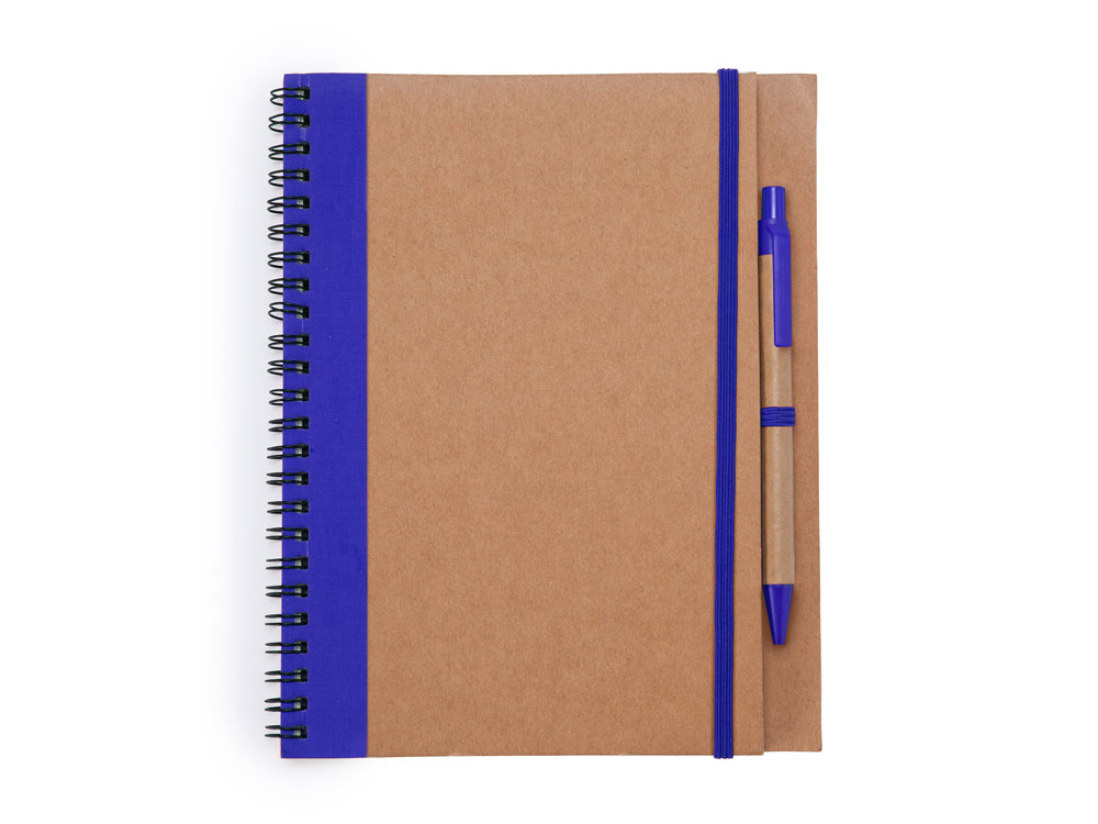 Блокнот А5+ ALANI с шариковой ручкой с логотипом  | Print Logo