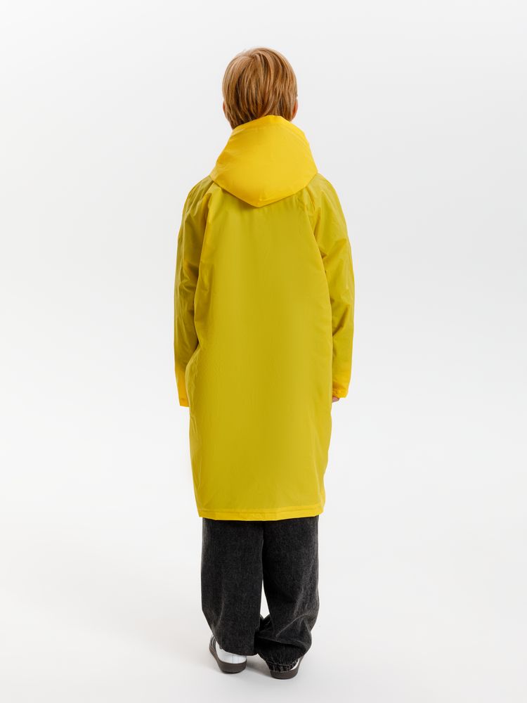 Дождевик детский RainDrop Kids, желтый, 8 лет (рост 118-128)