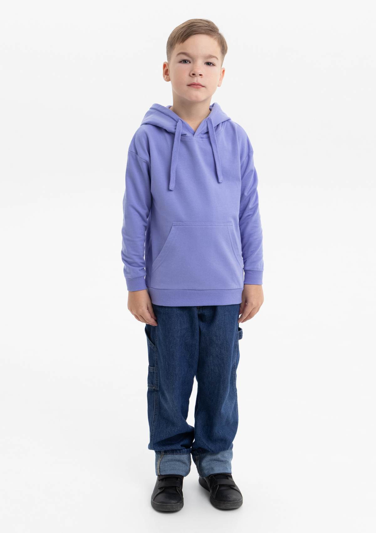 Худи детское STAN футер без начеса 260, 23J, Сливовый,  (95)  (10/10 лет)