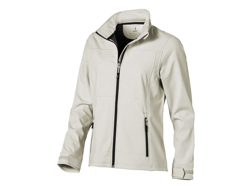 Куртка софтшел Langley женская, светло-серый