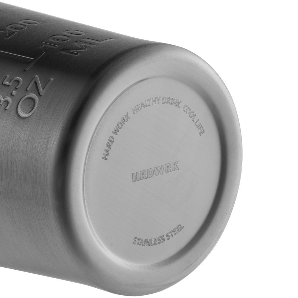 Спортивный шейкер Hard Work — пример нанесения логотипа (Hard Work) | Print Logo