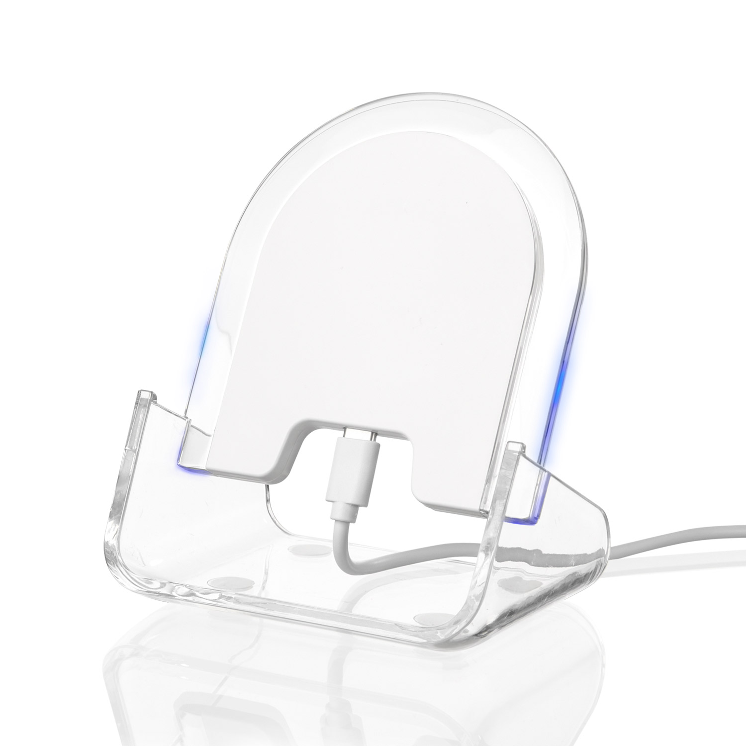 Беспроводное зарядное устройство 15W Глосс (Gloss) с логотипом Portobello Распродажа -50% | Print Logo