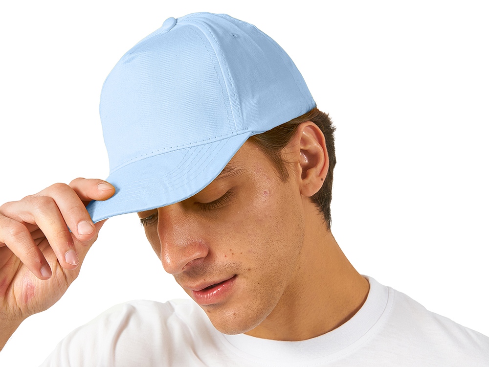 Бейсболка Memphis 5-ти панельная, голубой