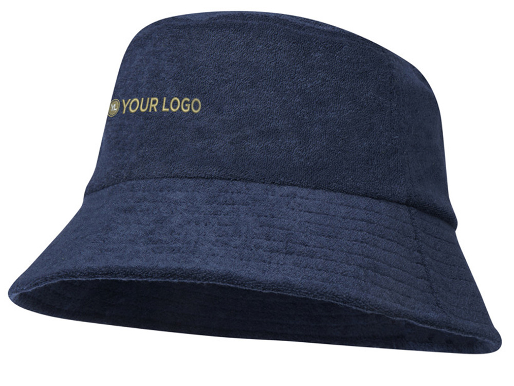 Панама Melo из переработанного махрового материала, сертифицированного GRS - Темно - синий