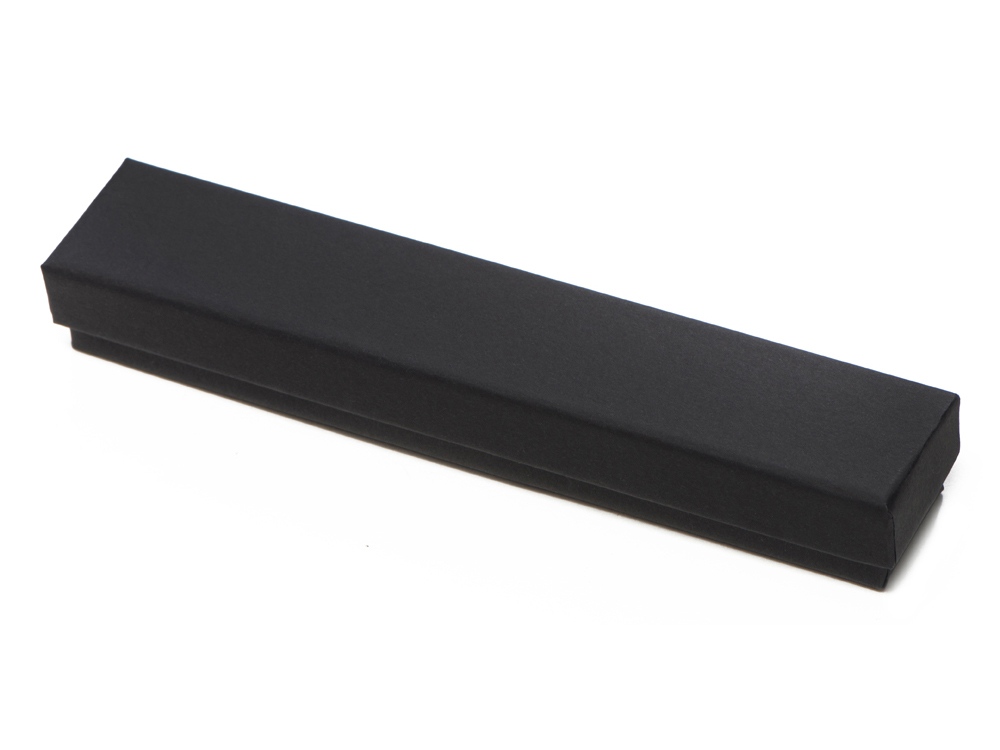 Ручка металлическая шариковая Bullet с серебристым зеркальным слоем, матовый черный