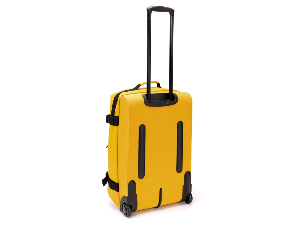 Сумка на колесах TORBER РИТМ, желтый, полиэстер 900D с PU покрытием, 60 х 38 х 25,5 см, 57 л