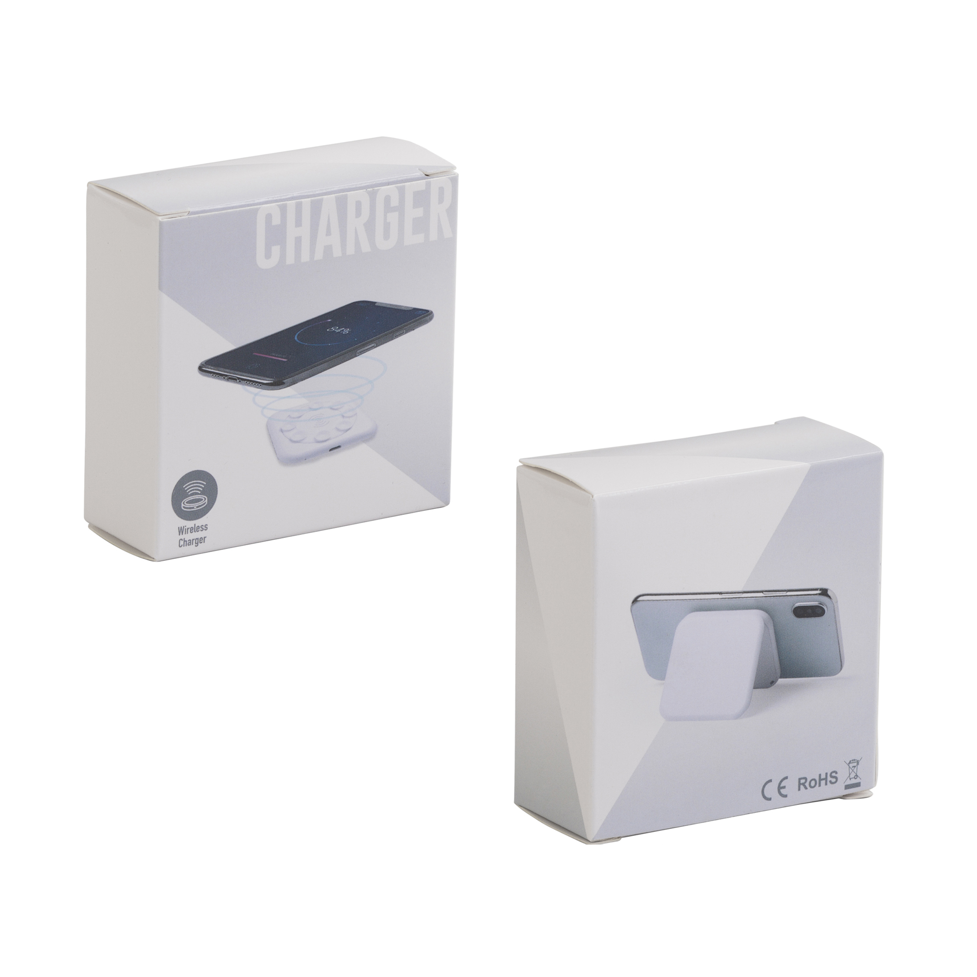 Настольное беспроводное зарядное устройство-подставка "Satellite" фото на сайте Print Logo.