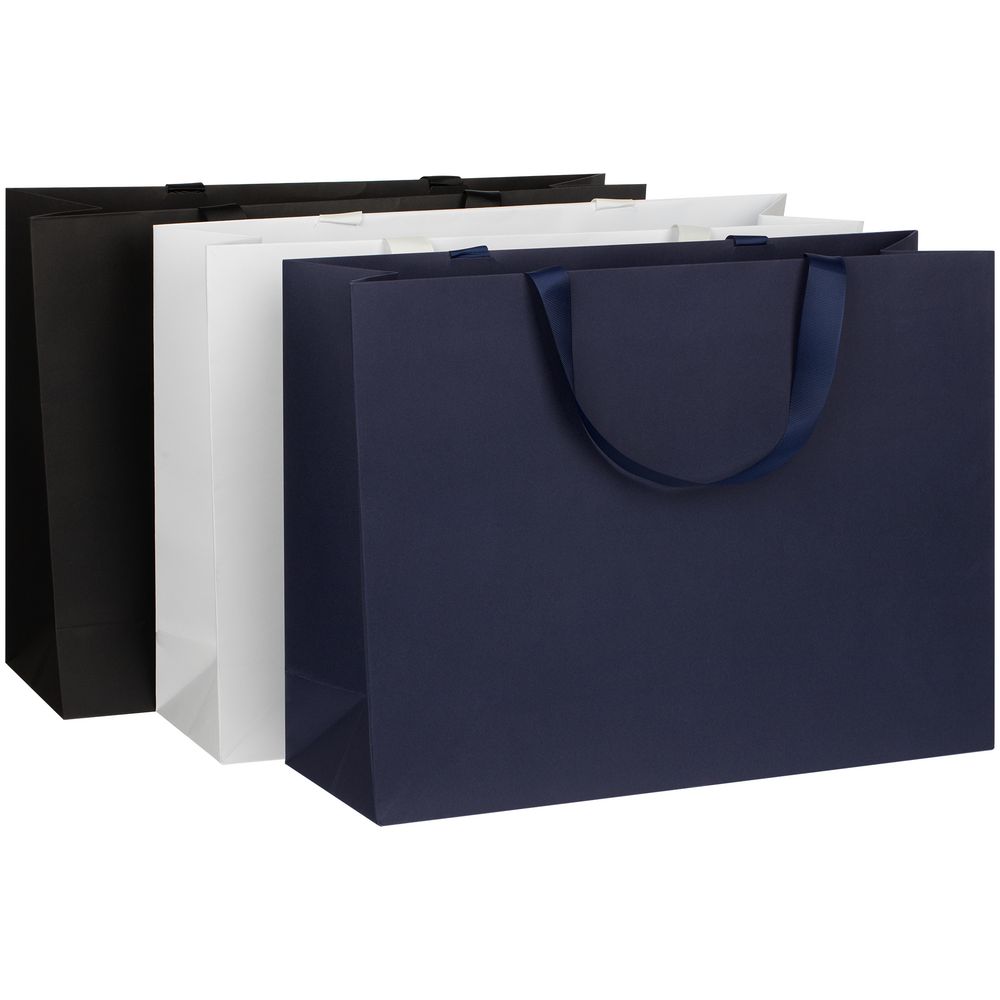 Пакет бумажный Manilla L — пример нанесения логотипа () | Print Logo