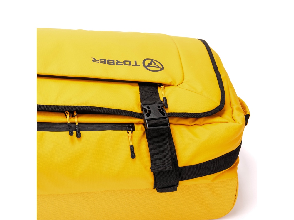 Сумка на колесах TORBER MOBI, желтый, полиэстер 900D с PU покрытием, 70 х 41 х 28,5 см, 81 л