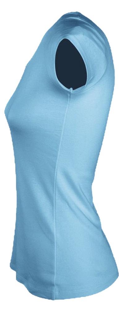 Футболка женская Moody 160, бирюзовая, размер L