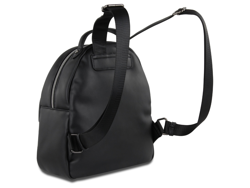 Рюкзак женский BUGATTI КАРА | CARA, чёрный, полиуретан, 25,5х11х27,5 см, 7 л