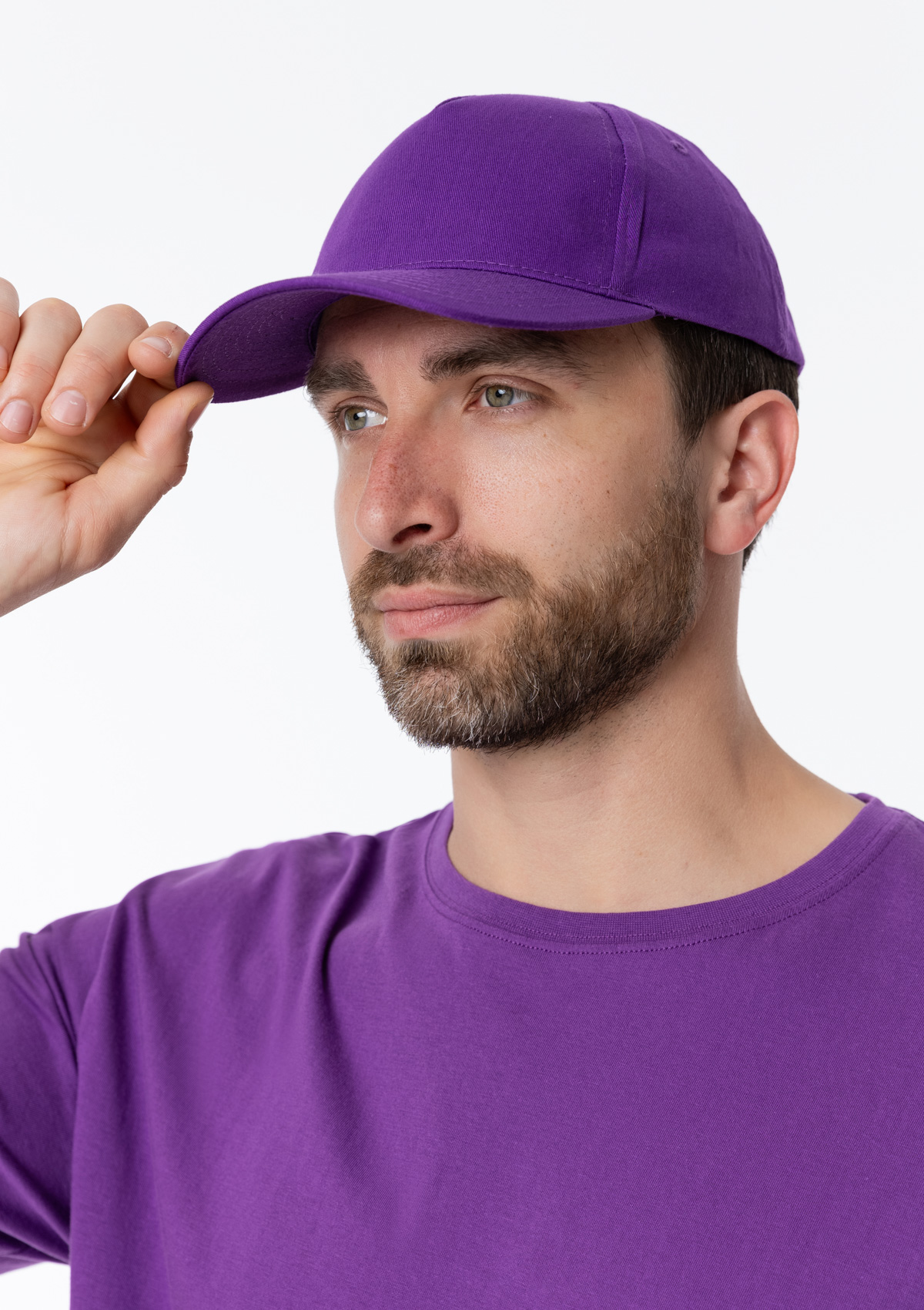 Футболка унисекс без бокового шва STAN хлопок 160, 02, Фиолетовый,  (94)  (48/M)