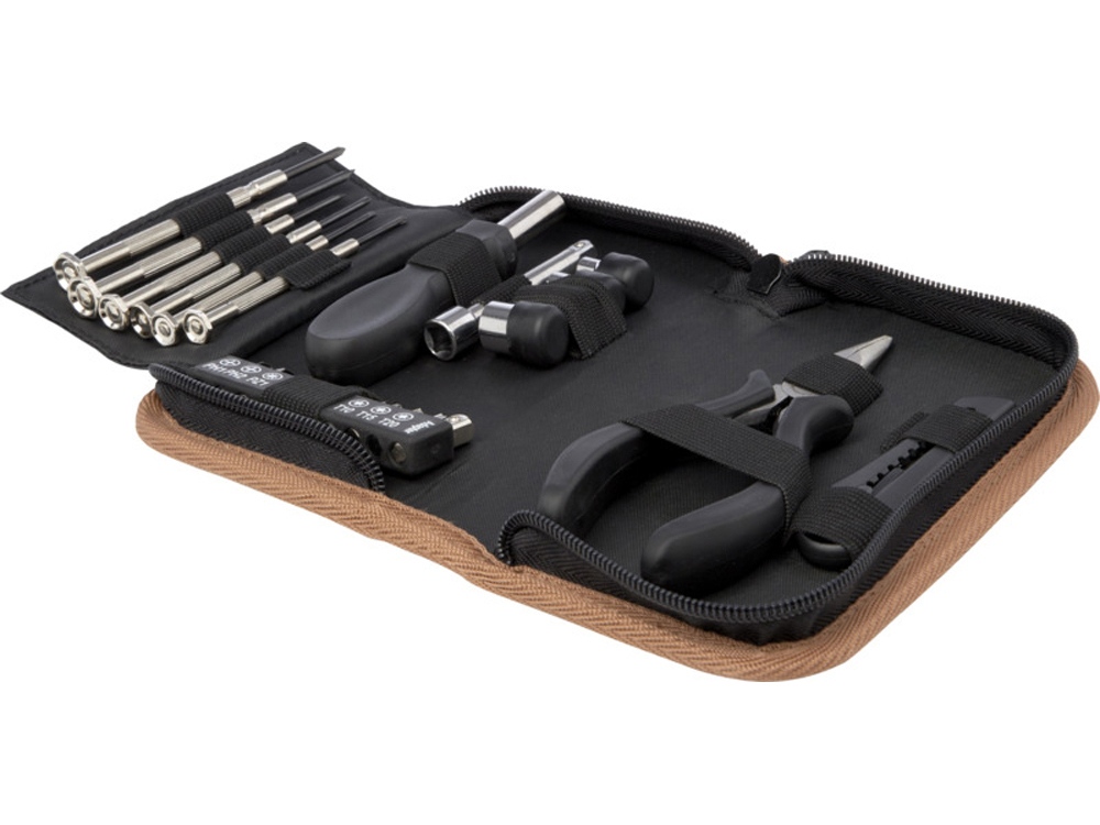 Набор инструментов с 24 предметами Spike с логотипом Stac | Print Logo